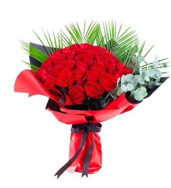 kırmızı gül buketi