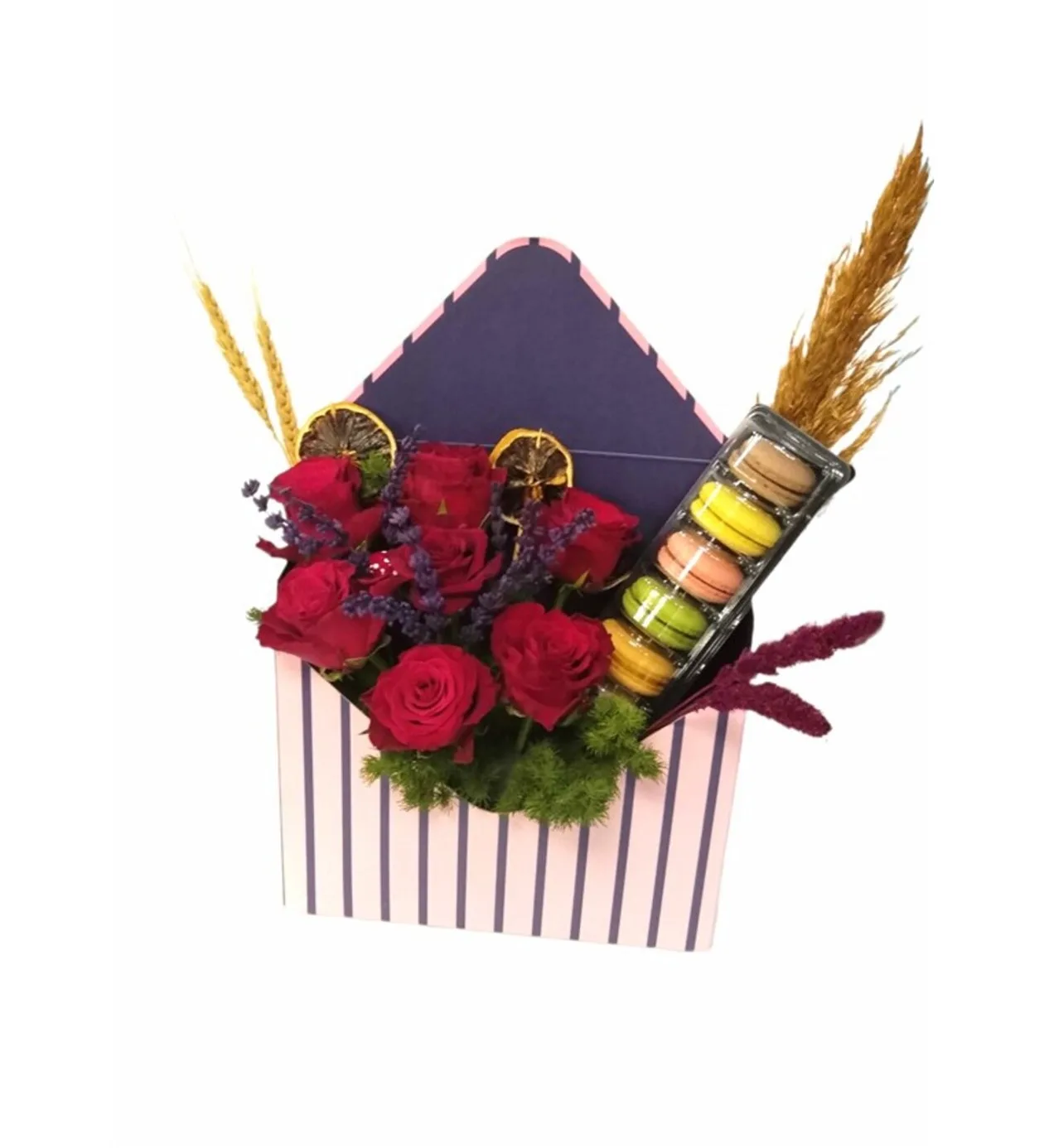 Zarf Serisi Gül ve Tatlılık Happy Purple Love