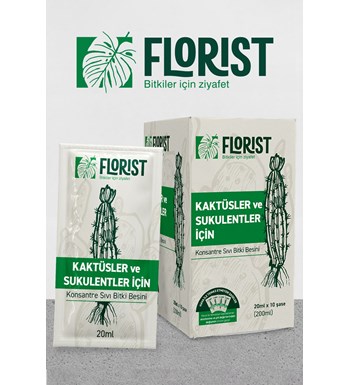 Florist Kaktüs ve Sukulent Bitki Besini 10 Adet