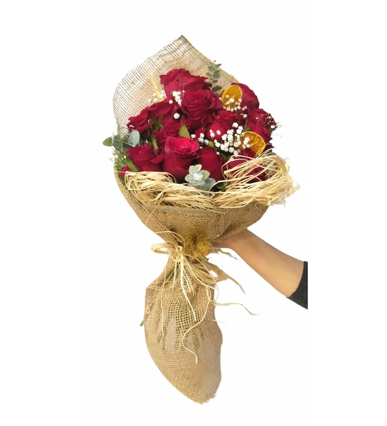 Amora Serisi Soft 15 Kırmızı Gül Buketi